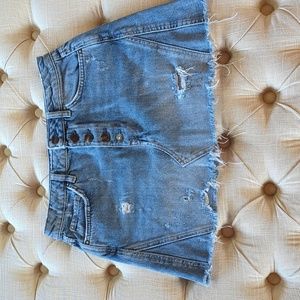 We the Free Denim Skirt